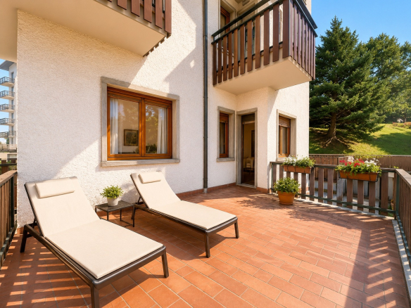 Moggio trilocale con terrazzo